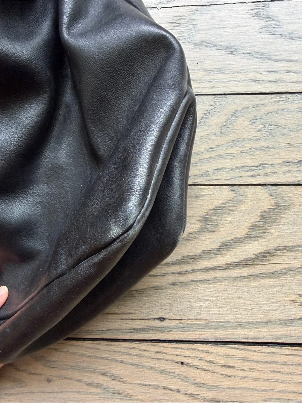 Gucci Horsebit Black Leather Hobo Bag